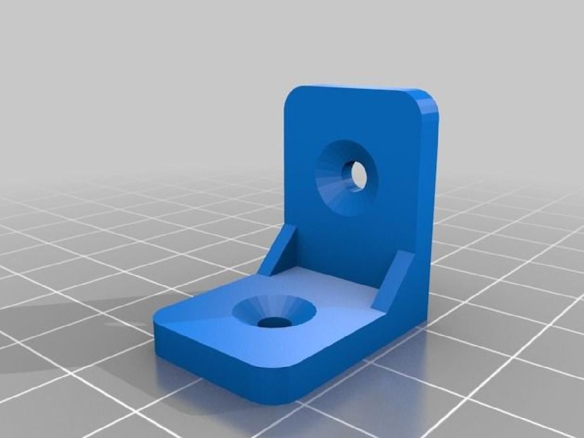 Esquadro 25x25x18mm para parafuso 3,5mm