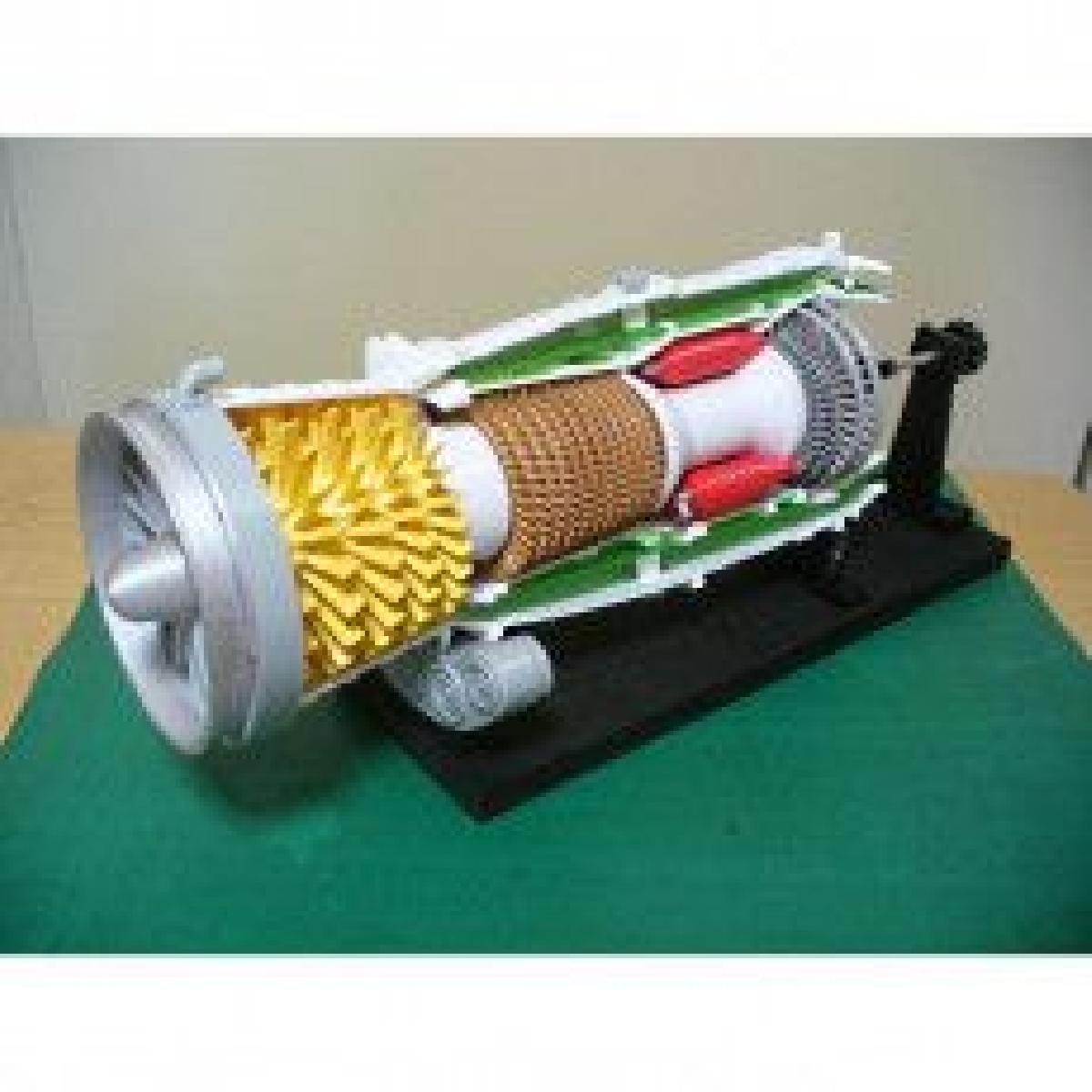 Imprimir STL Motor turbofan, 1ª geracao Modelo 3D - 88353