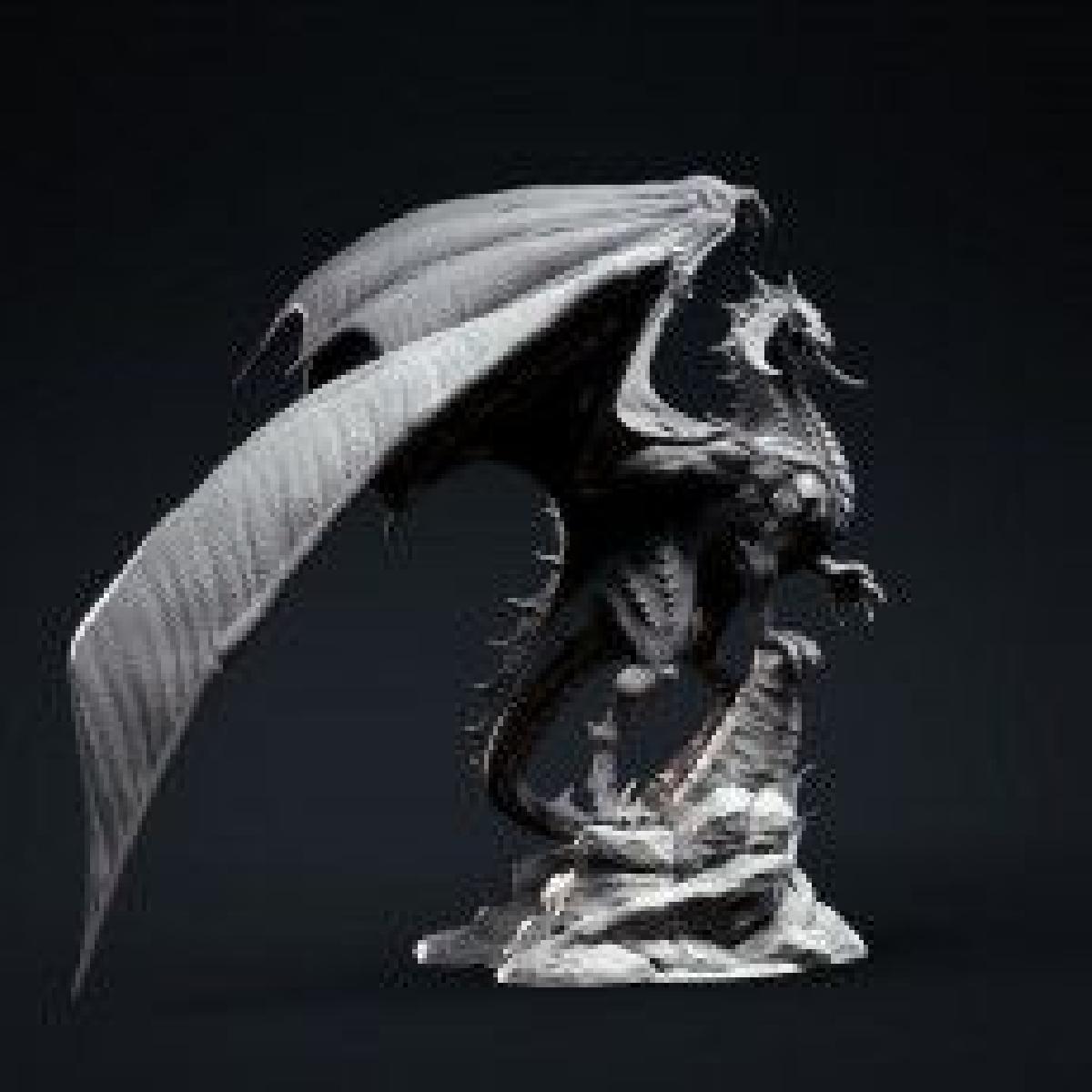 Dragao negro adulto