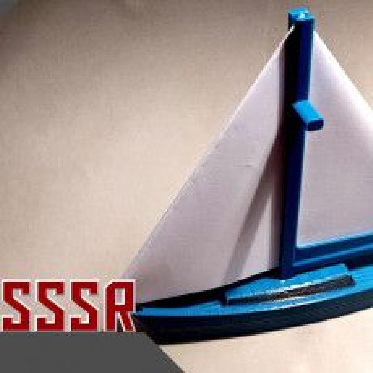 Suporte para memorando de barco a vela