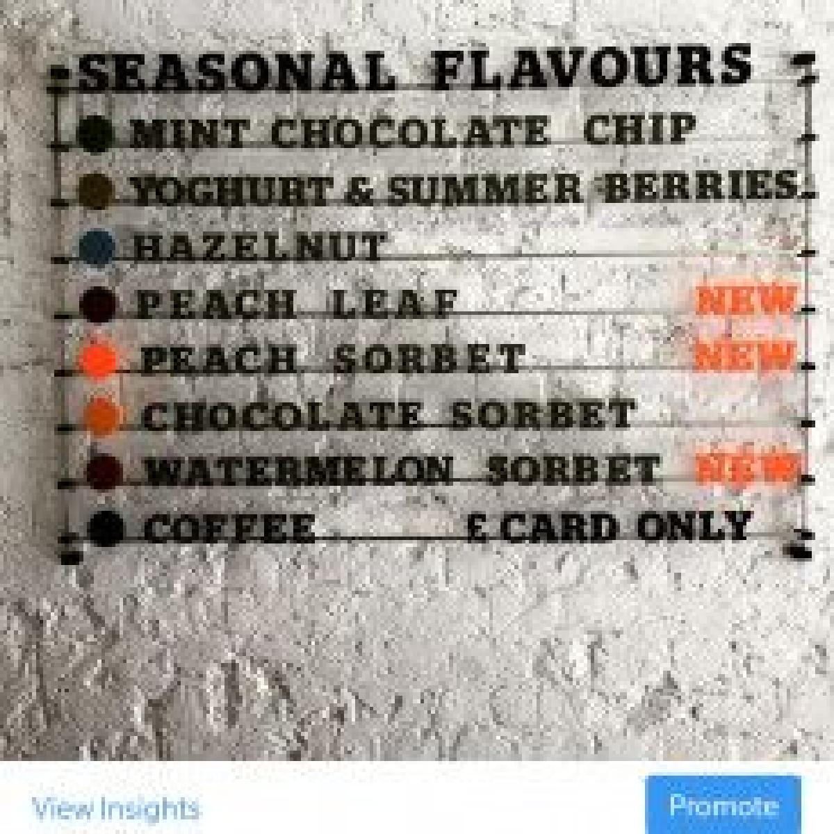 Ice Cream Union: a Placa de Cardapio Modular