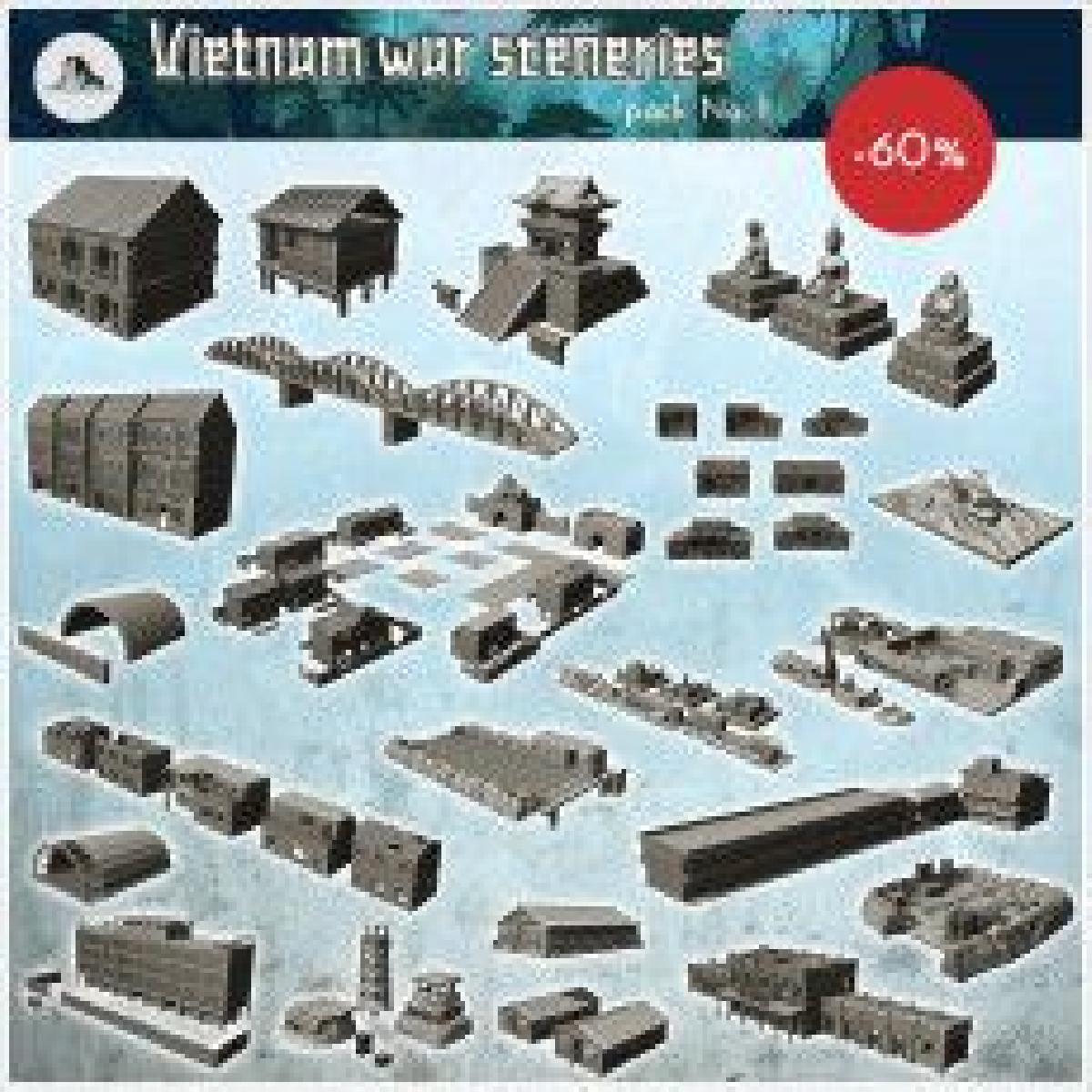 Pacote de cenarios da Guerra do Vietna nº 1   Guerra do Vietna An Lao Cua Da Nang Dong Ha Colina 937 Hue Khe Sanh