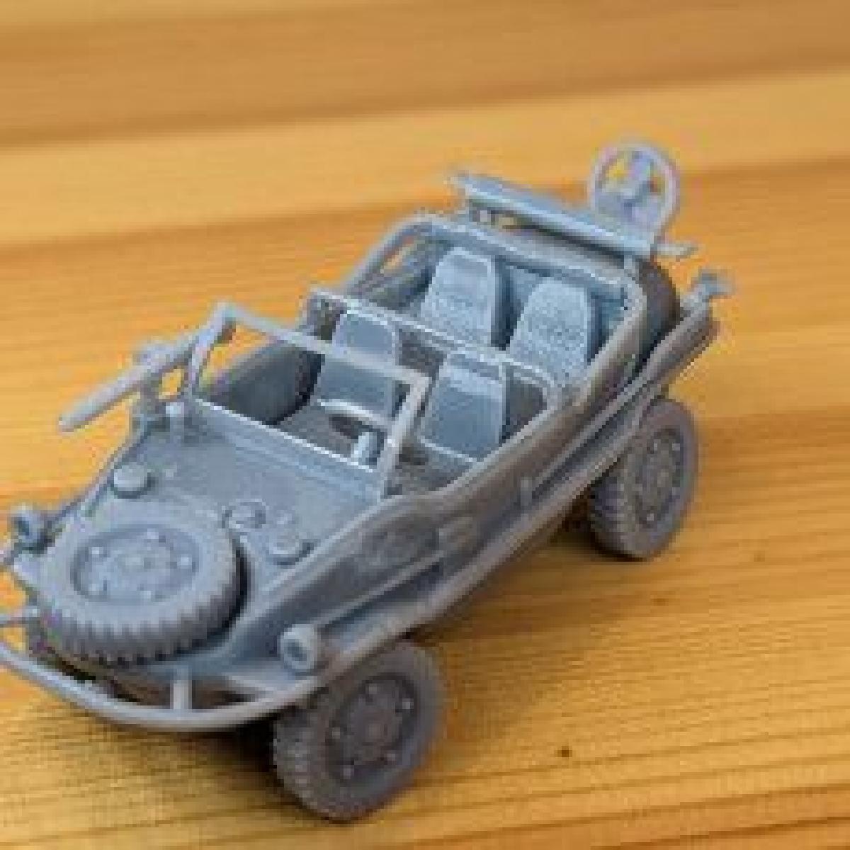 VW Type 166 (VW Schwimmwagen) (Anfibio, Alemanha, Segunda Guerra Mundial)