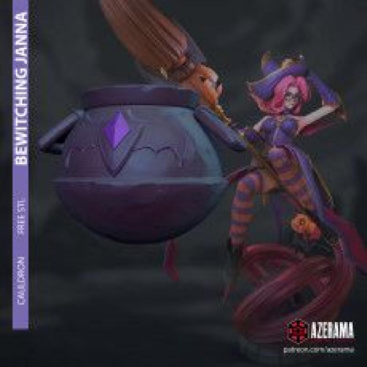 Encantadora Janna Caldeirao