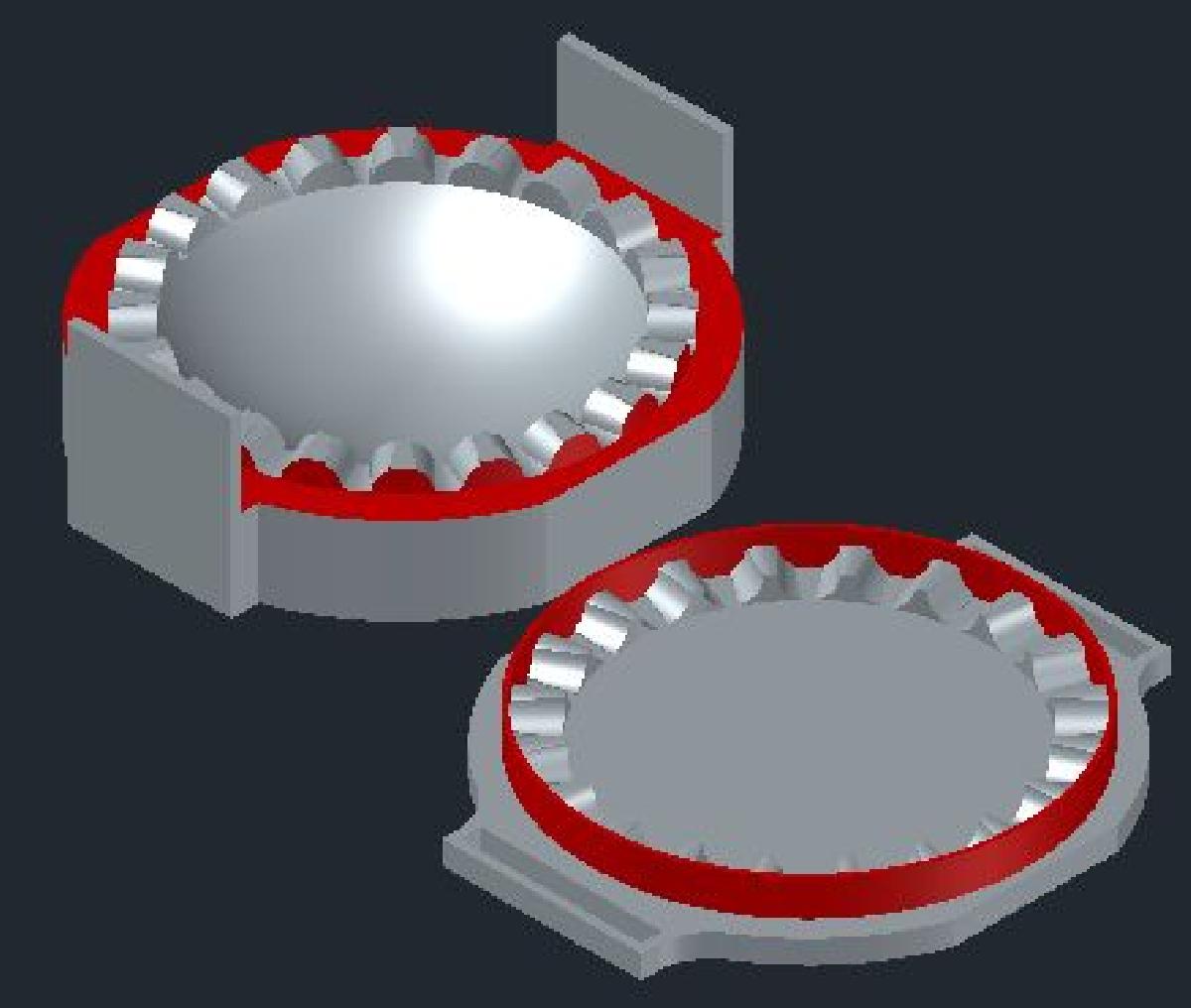 Massa folhada congelada molde/cortador de torta/pastel