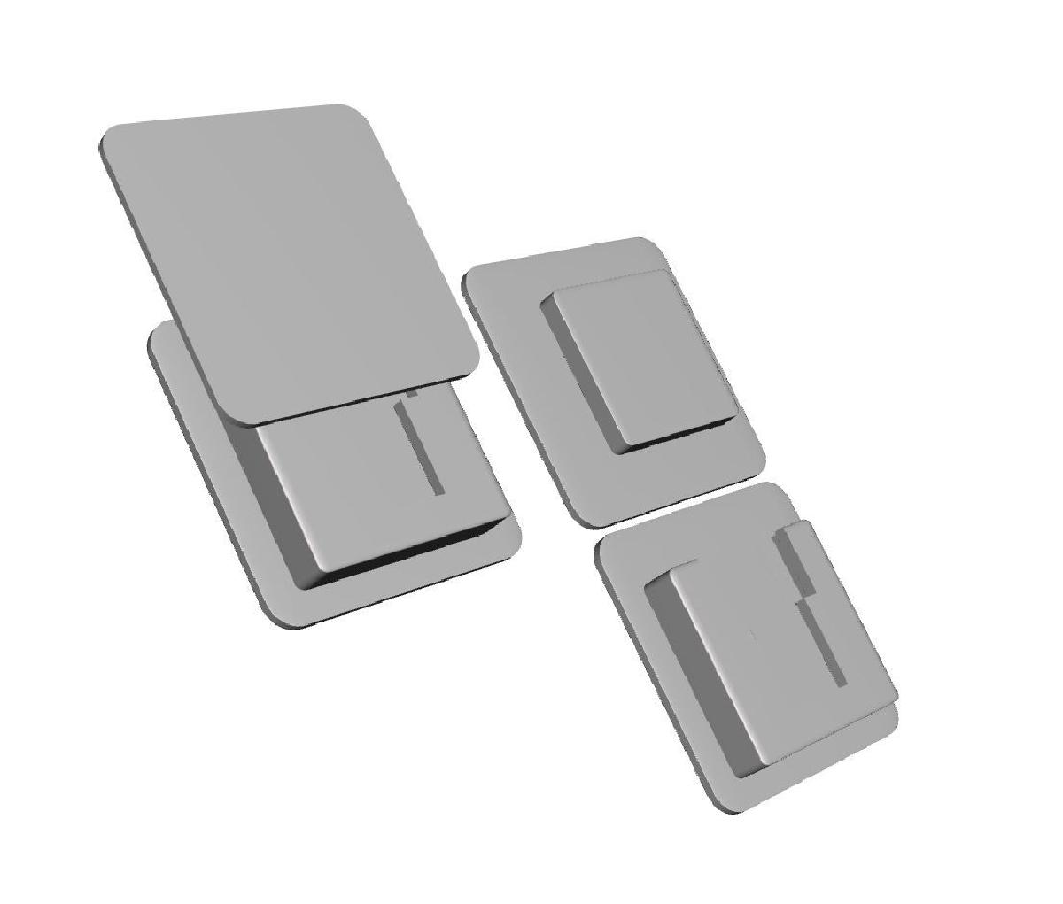 Deslize junto sistema de montagem pendurado