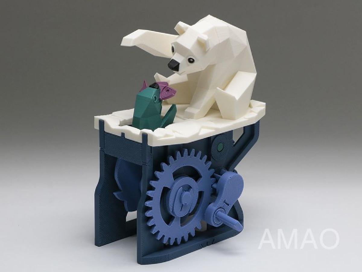 Urso Polar com Selo (autômato)