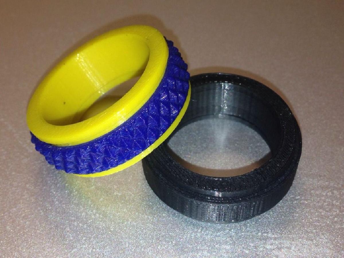 Anel fidget spinner personalizável