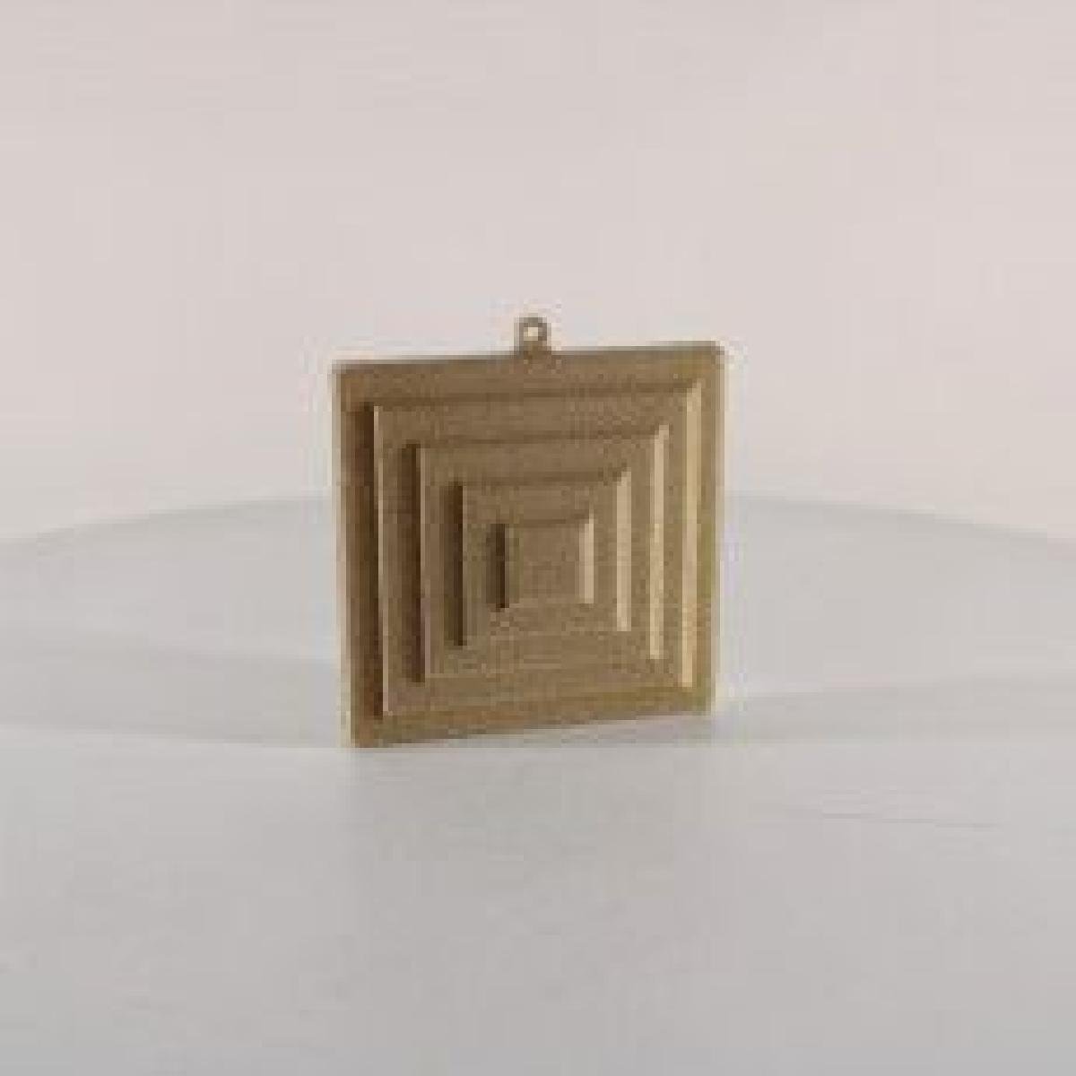 Ornamento de Árvore Quadrada Aditiva, Decoração de Natal por Slimprint