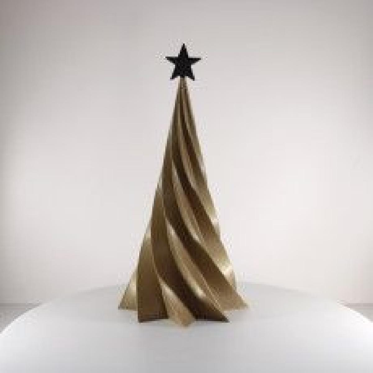 Árvore de Natal espiralada, modo vaso, decoração de Natal por Slimprint