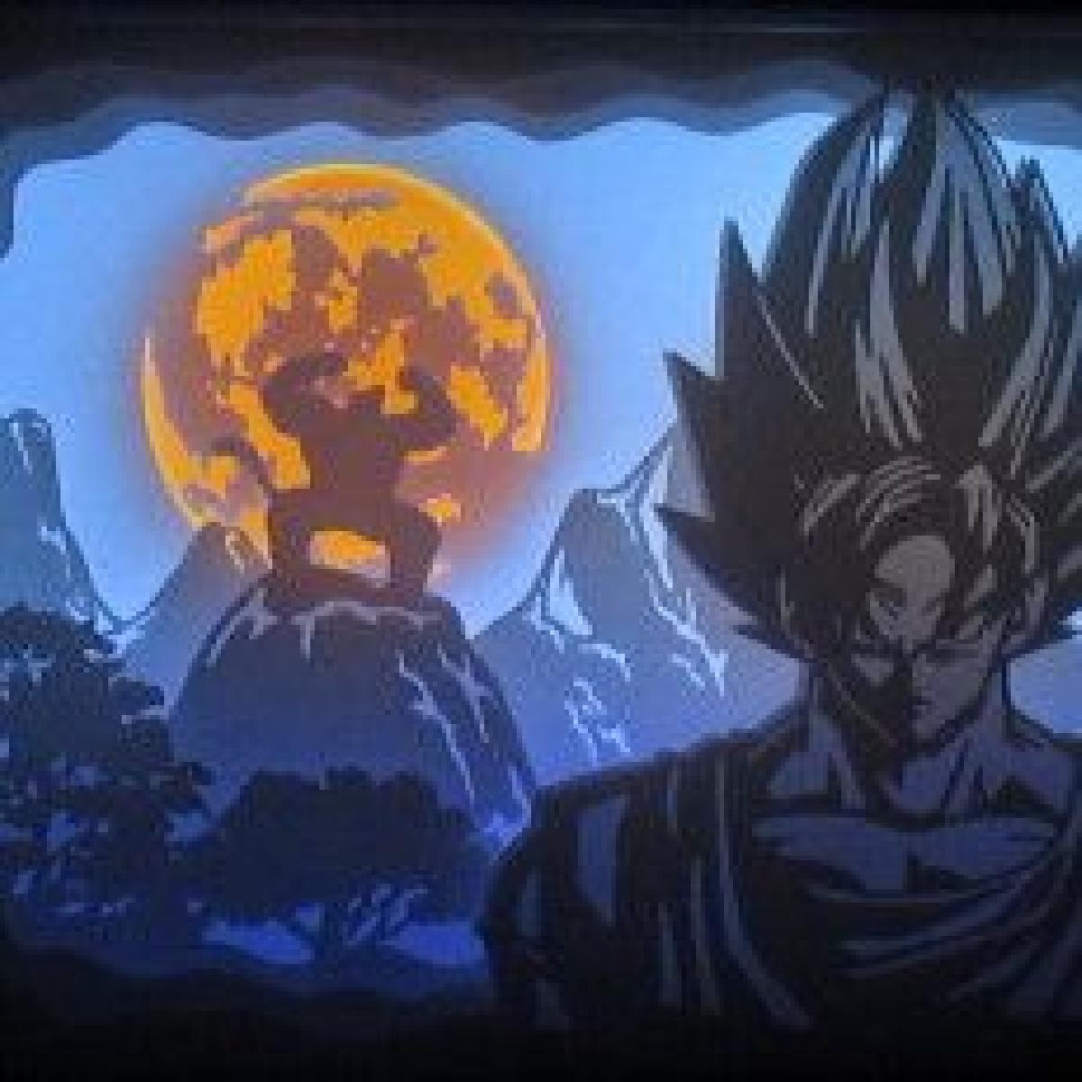 Ligthbox lâmpada dragon ball