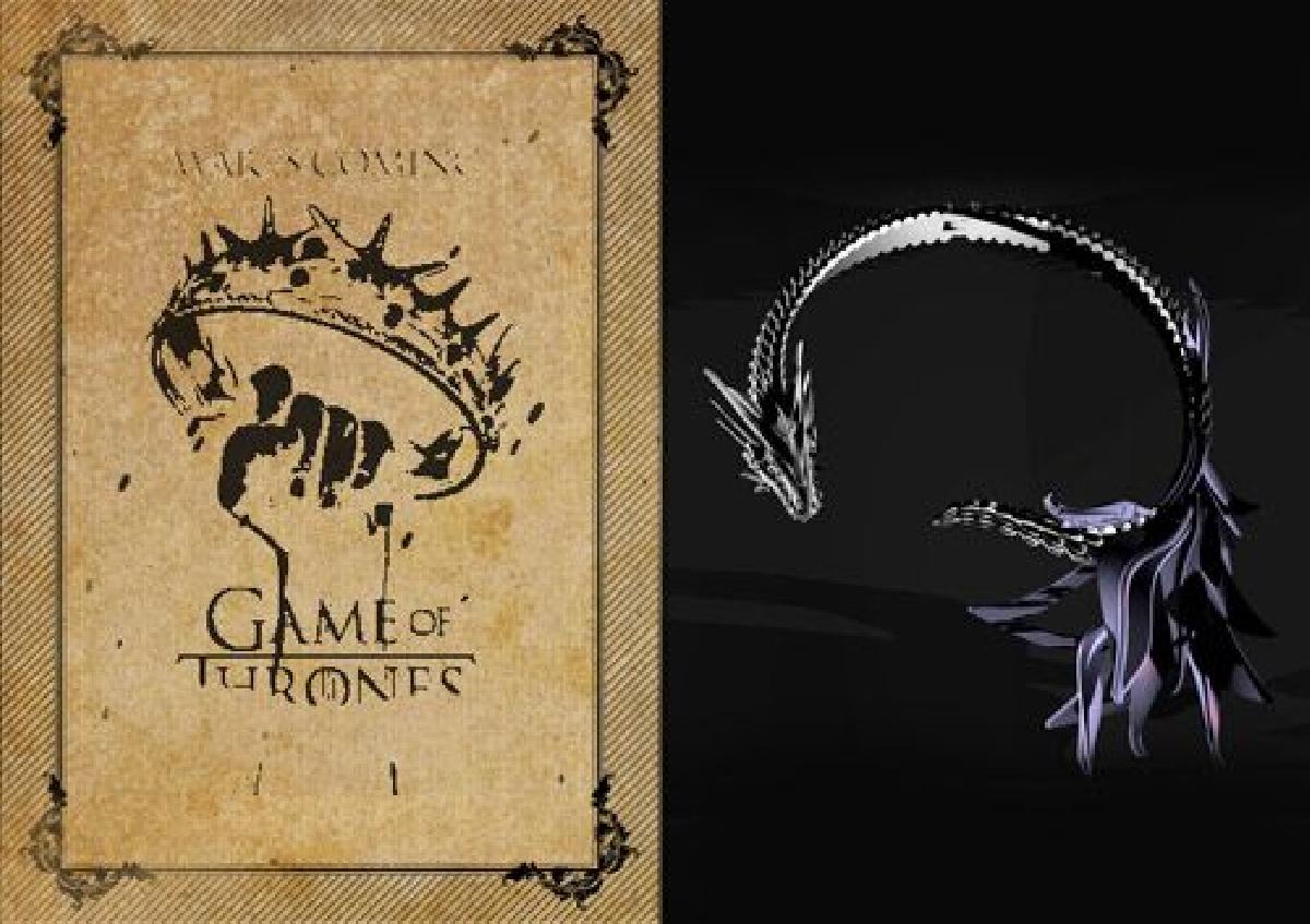 jogo dos tronos "Colar Daenerys Targaryen"