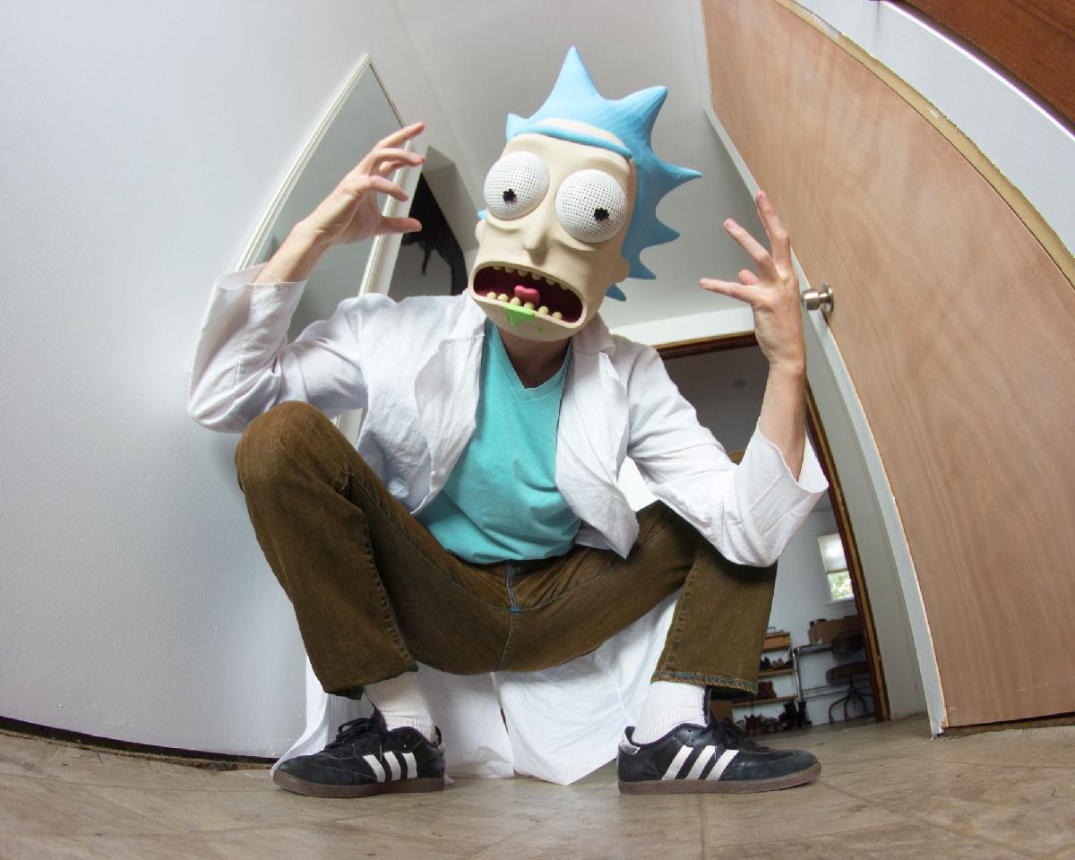 Rick Sanchez máscara de Rick and Morty