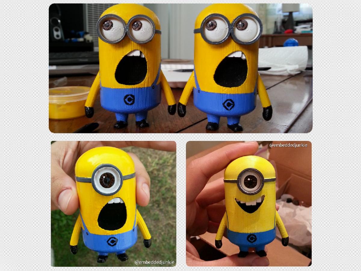 Minions com expressões