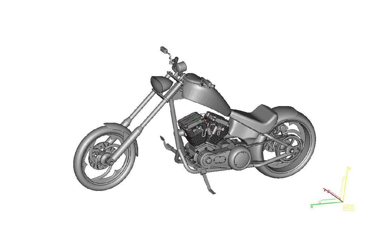 Harley Chopper Motocicleta