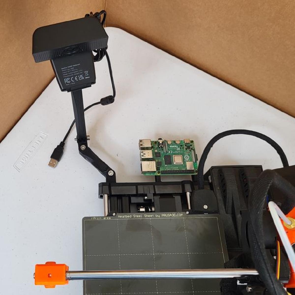 PrusaMINI+ RPi Webcam Placa de Utilidade
