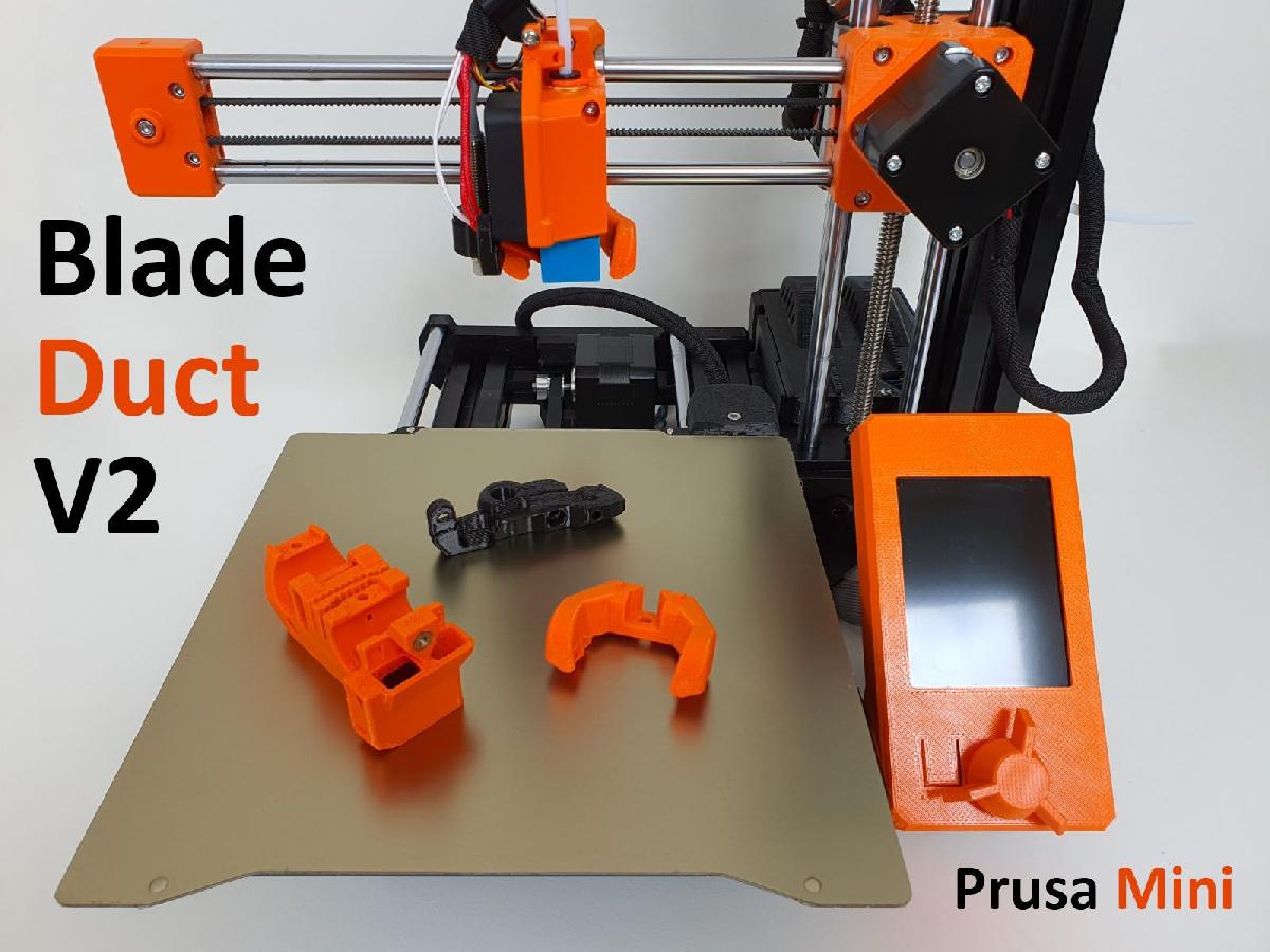 Prusa Mini Conjunto de Duto de Refrigeração Destacável V2
