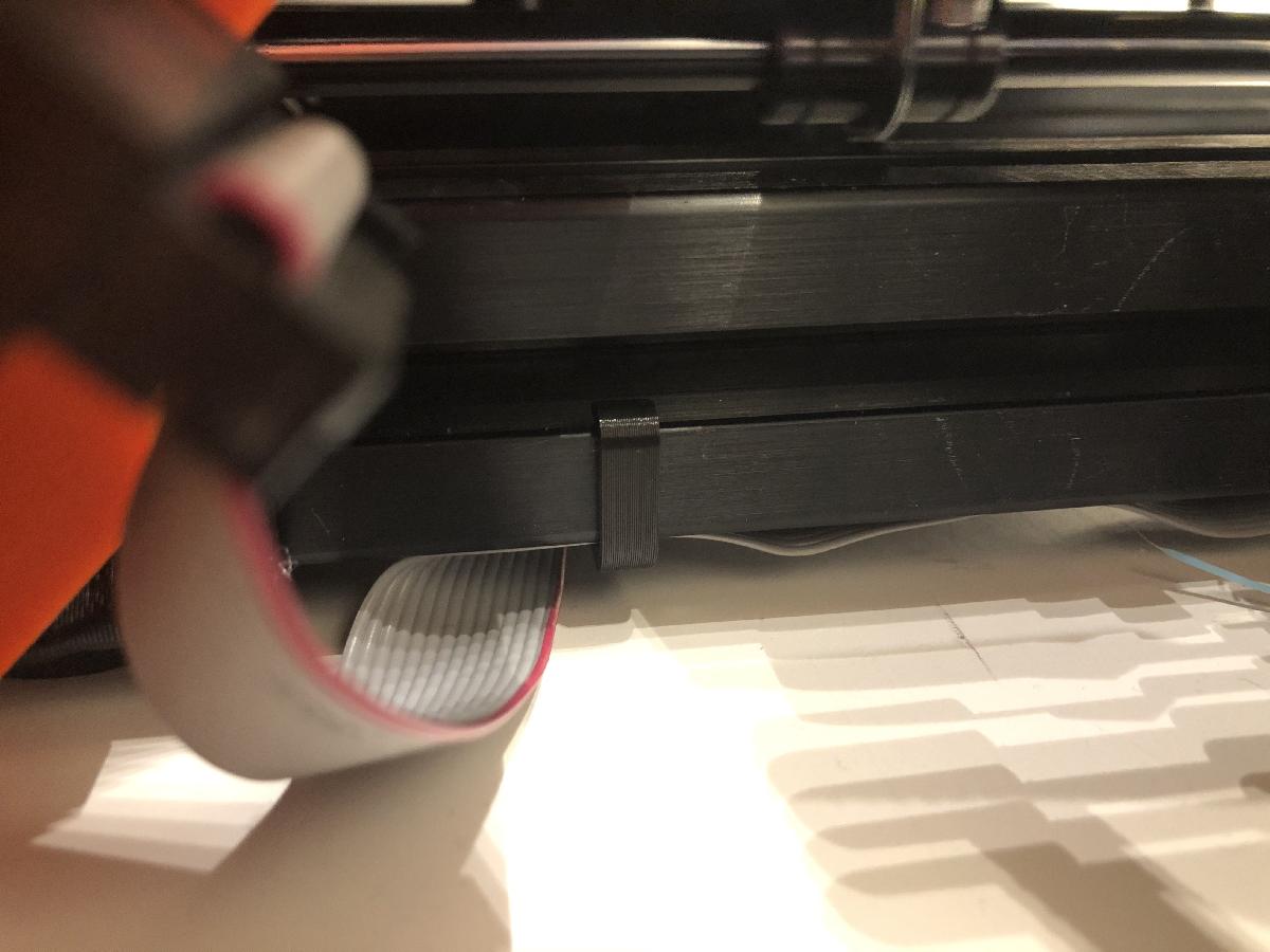 Prusa Mini clipe de cabo de fita