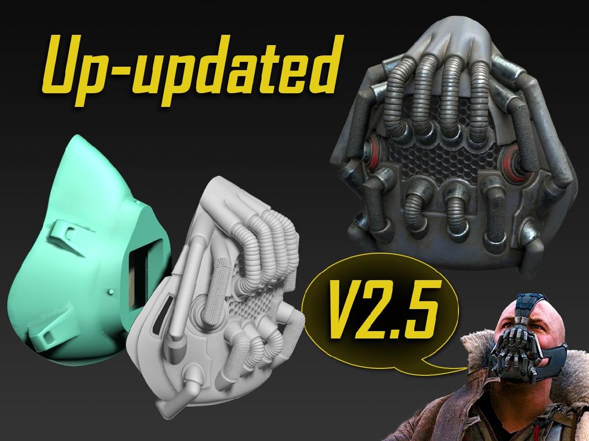 Tampa de máscara COVID 19, Bane Edition