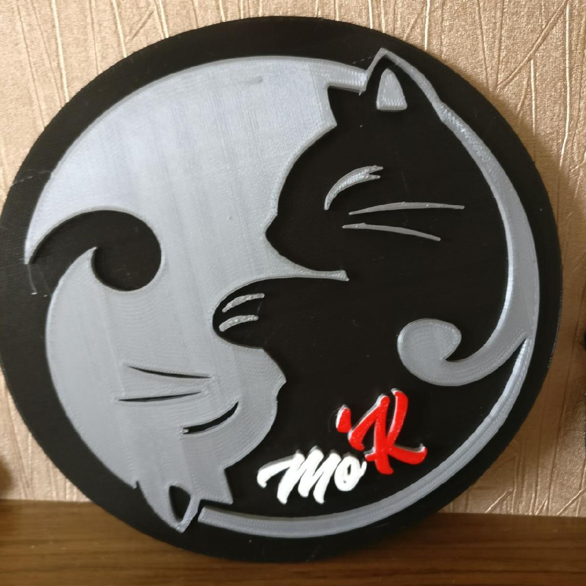 Arte da parede Cat yang