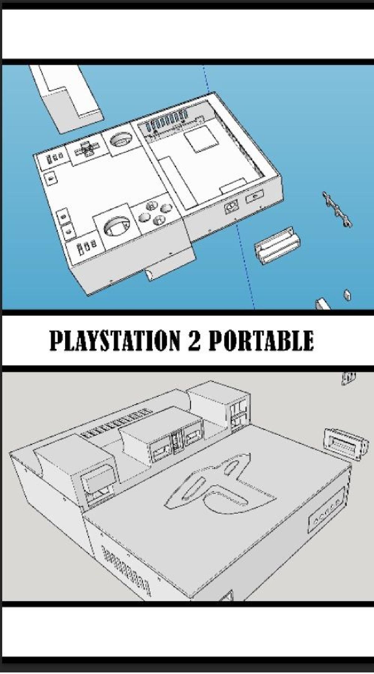 PS2 PORTÁTIL V.1   PLACA SÉRIE 7900X