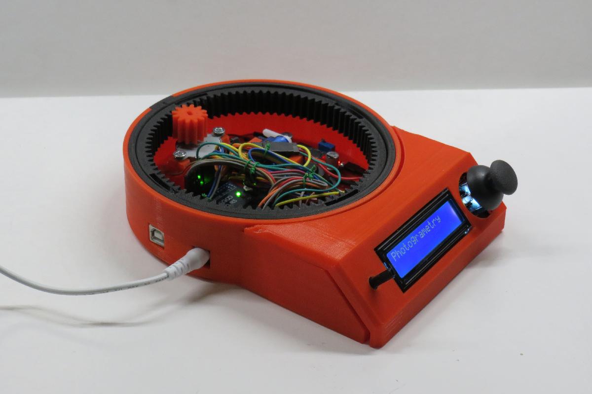 Arduino controlado fotogrametria 3D scanner