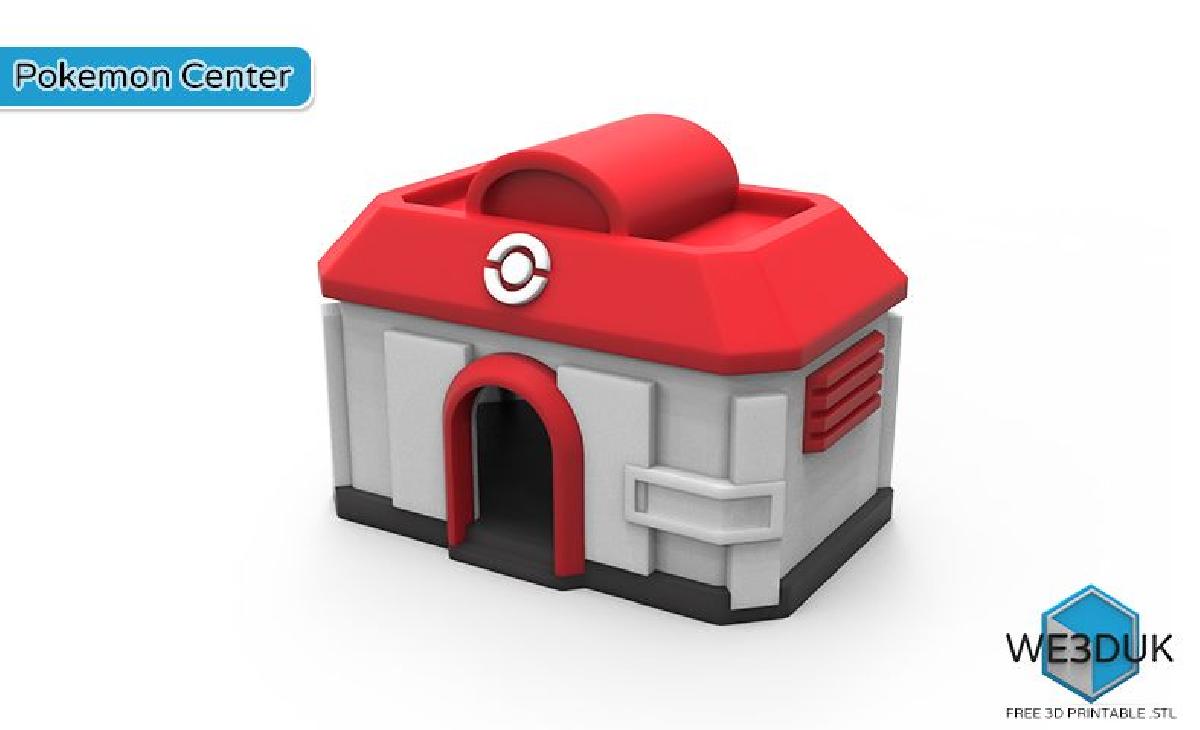 Pokemon   Modelo Poke Center