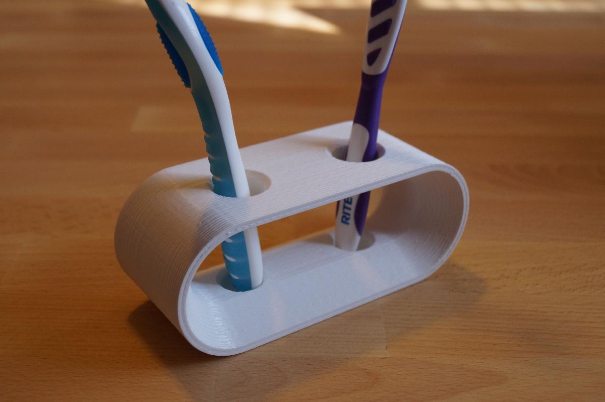 Designer Toothbrush Holder w / Controle de Fluxo
