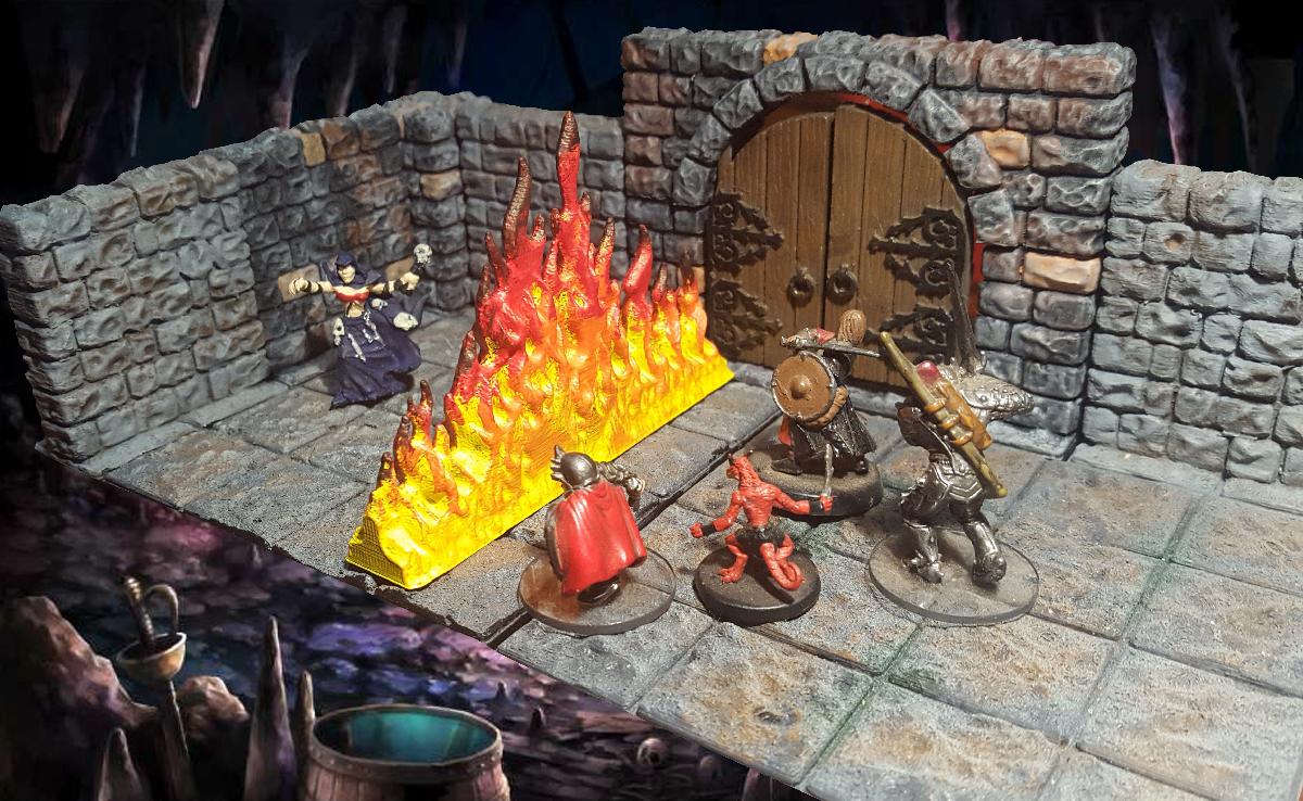 Parede de Fogo 28mm RPG