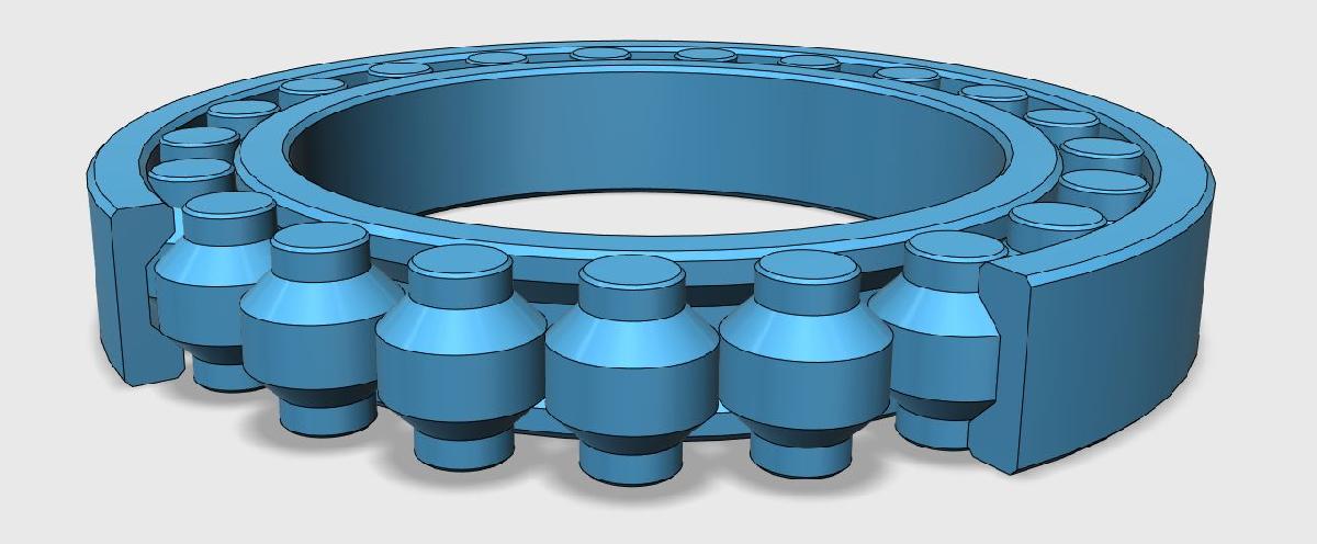 melhor rolamento imprimível em 3D