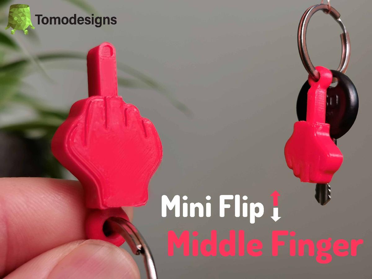 Mini Flip Chaveiro Médio Finger