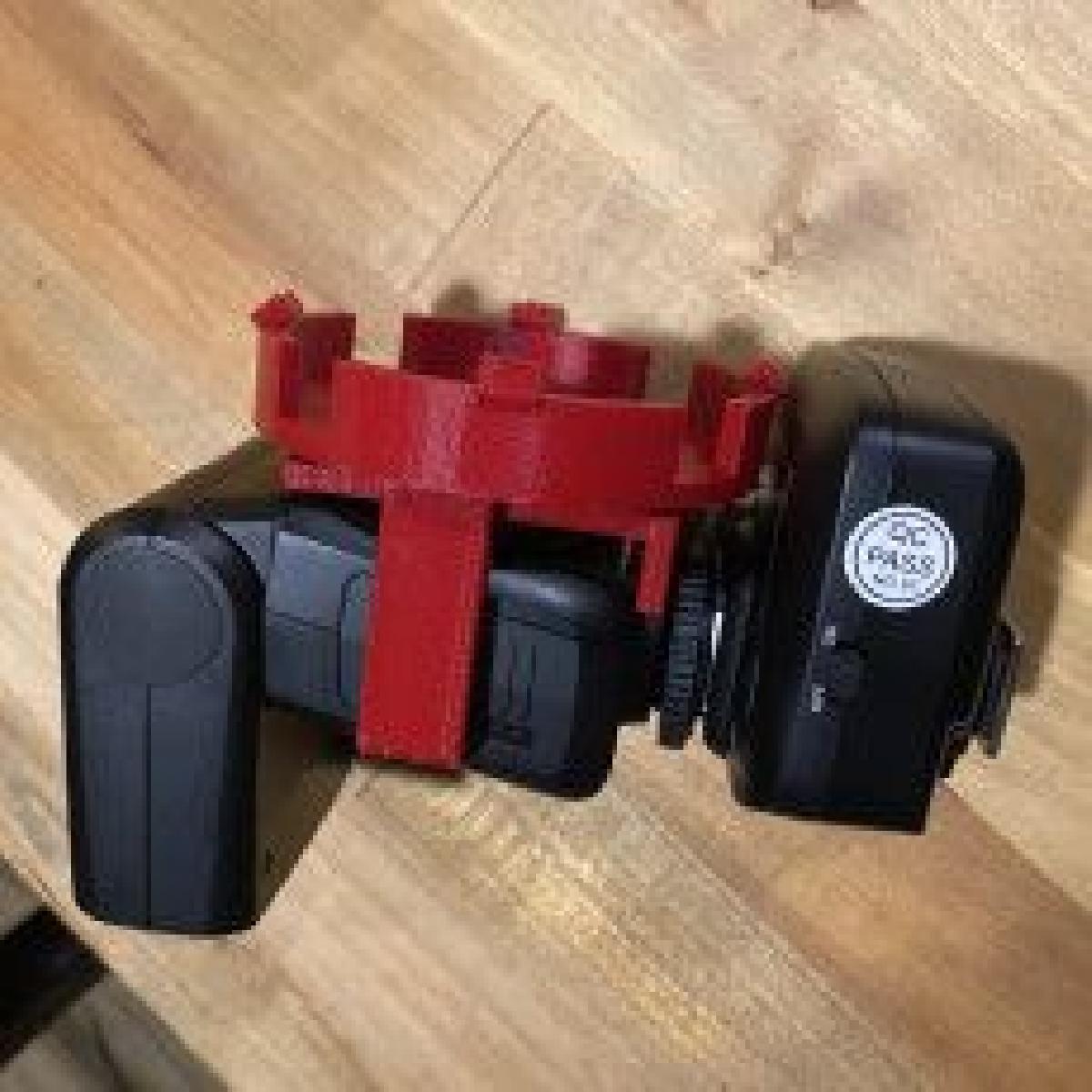 Montagem flash para softbox