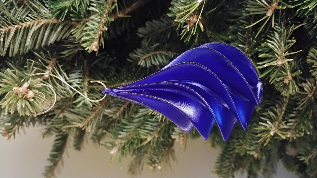 Ornamento espiral da árvore de Natal