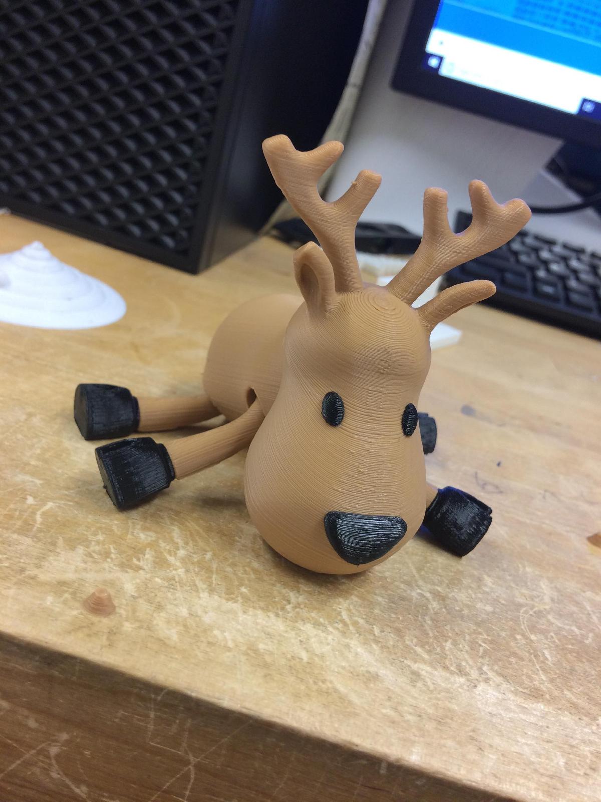 Rena multicolorida articulada