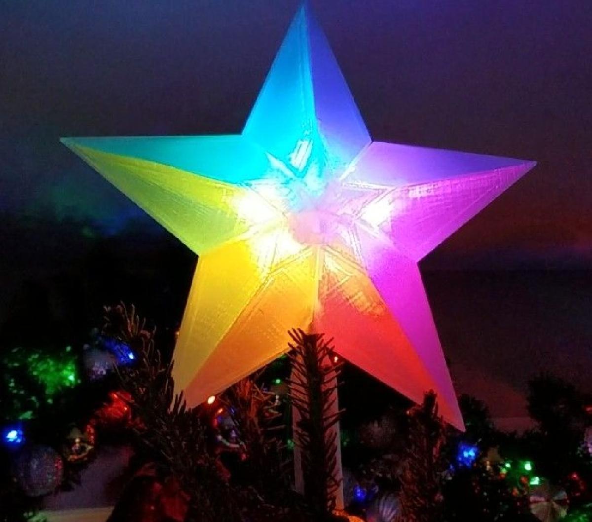 Estrela da árvore de Natal