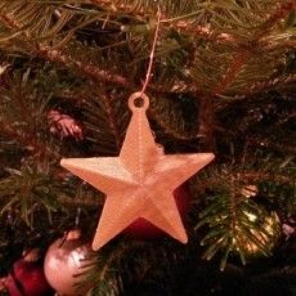Estrela da árvore de Natal