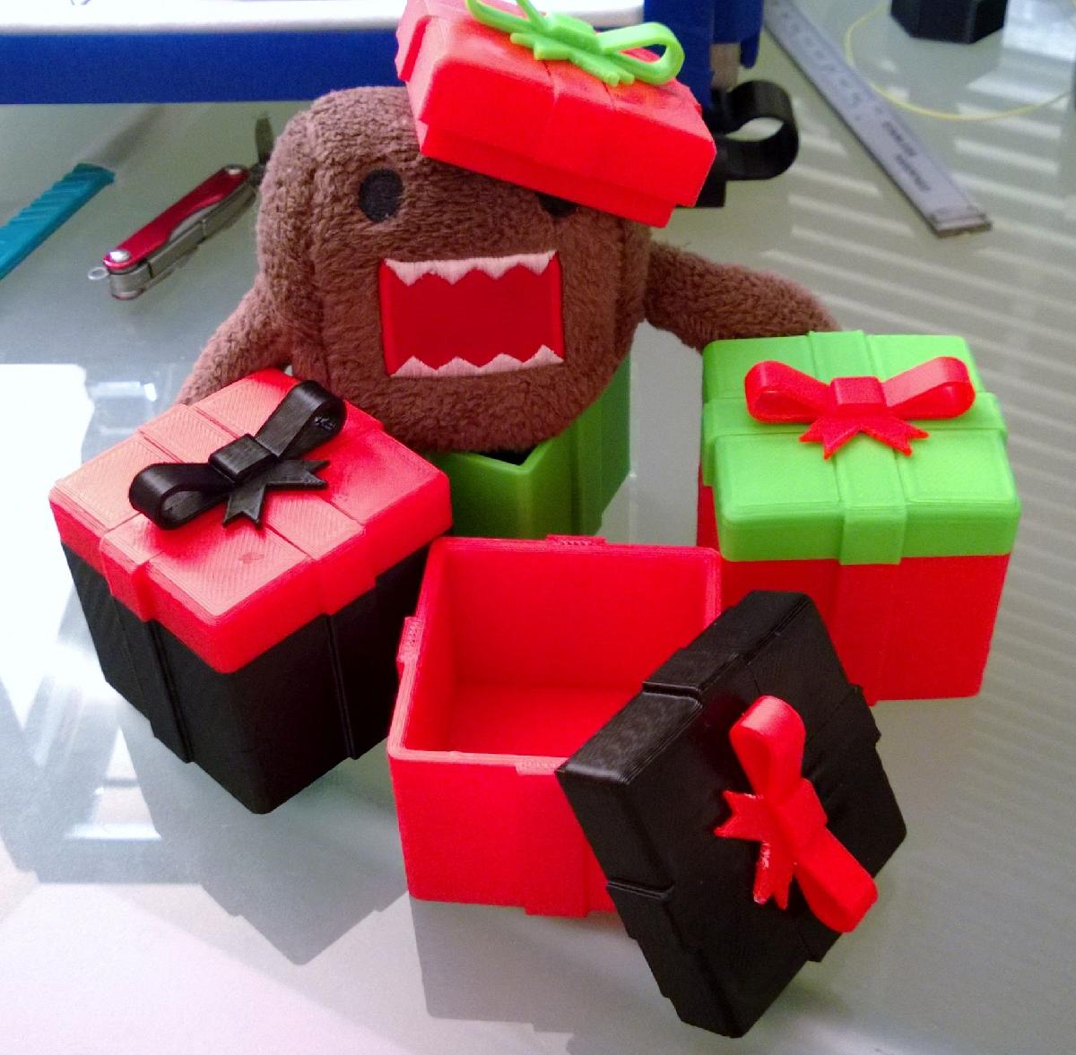 Caixa de presente de Natal