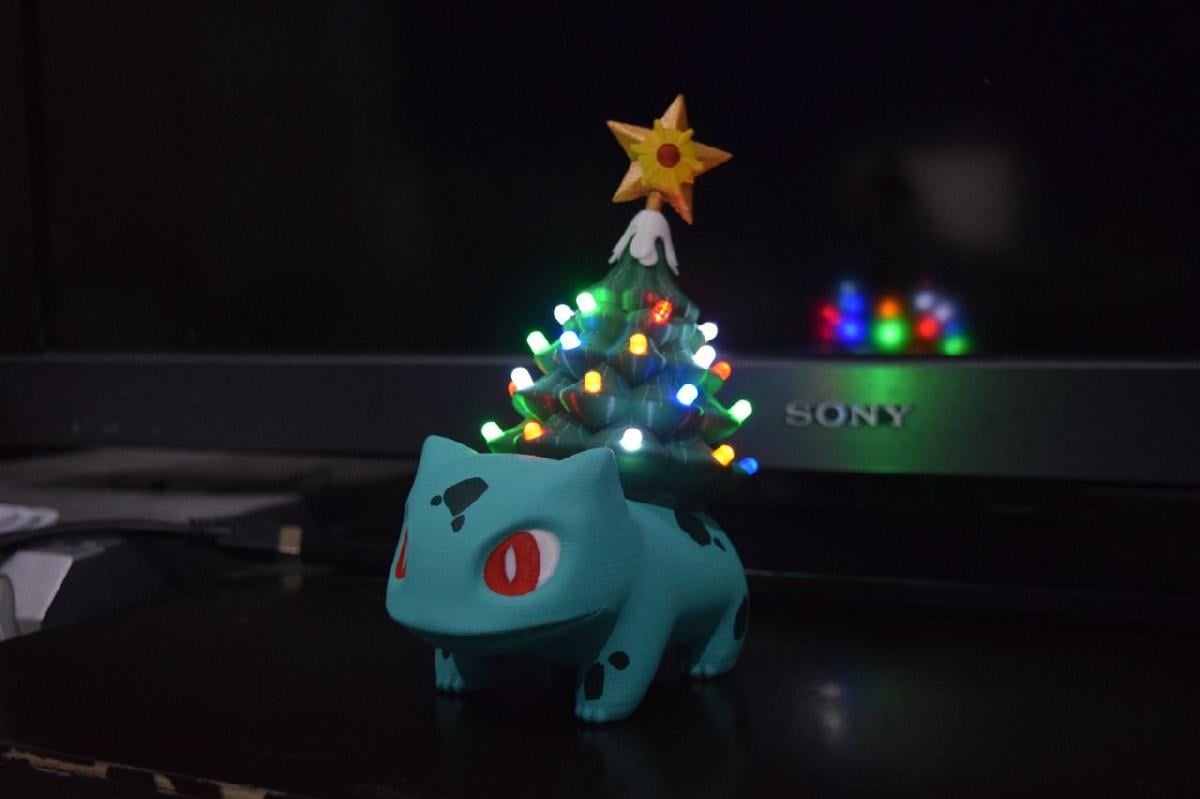 Lâmpada da árvore de Natal de Bulbasaur 