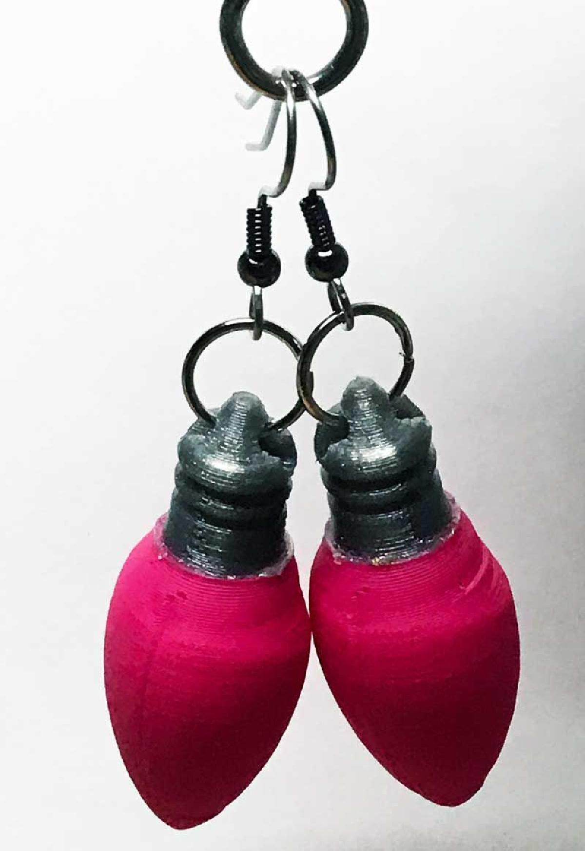 Brincos de luz de Natal