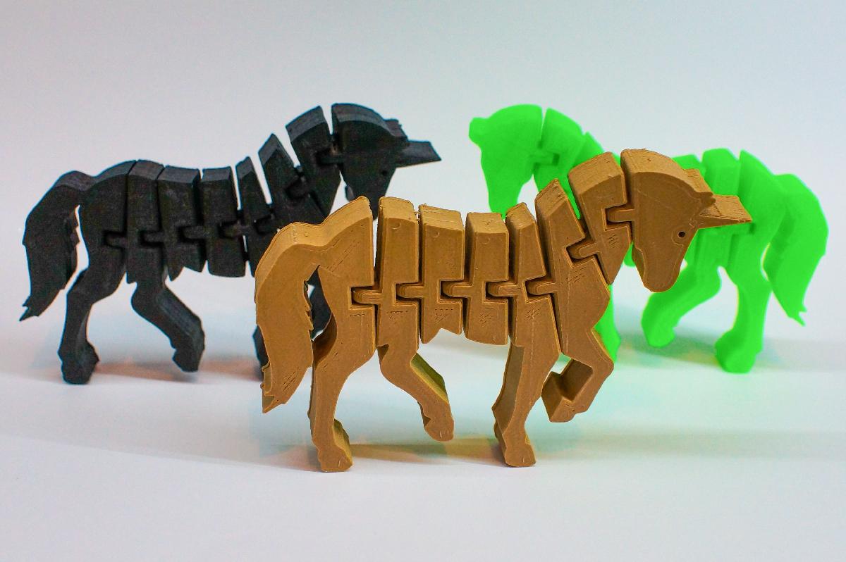Flexi Unicórnio e Flexi Cavalo