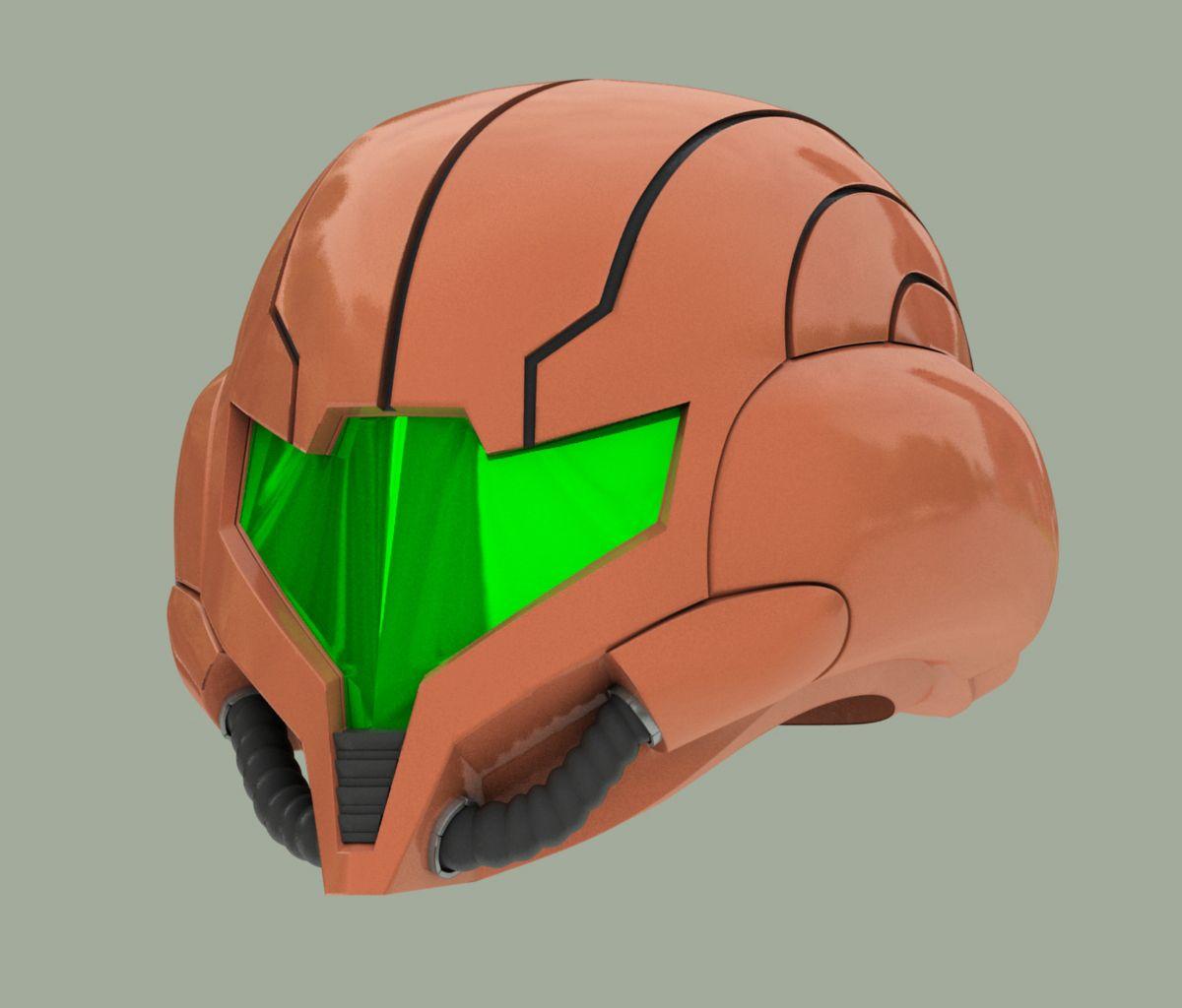 Capacete Samus Aran Wearable (Metroid Prime 3)