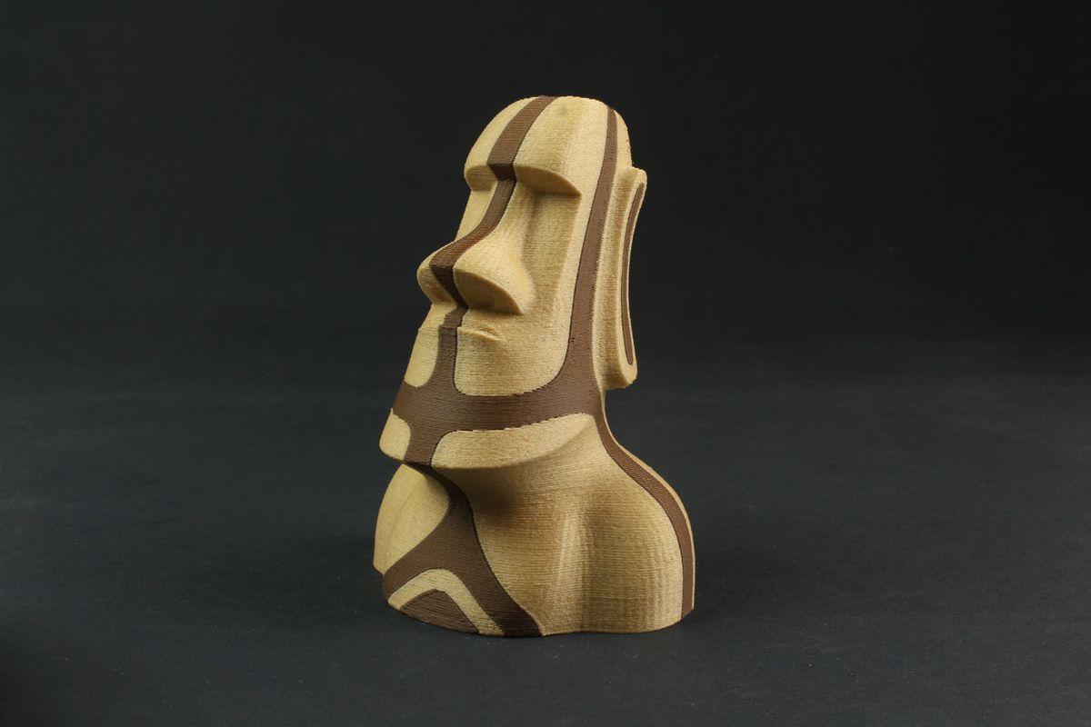 Moai da Ilha de Páscoa   Estilo de extrusão dupla
