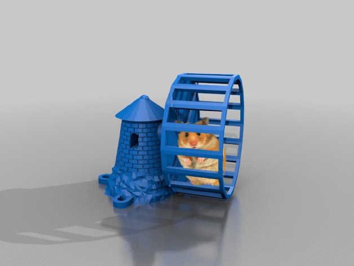 roda de hamster de ouro holland moinho de vento