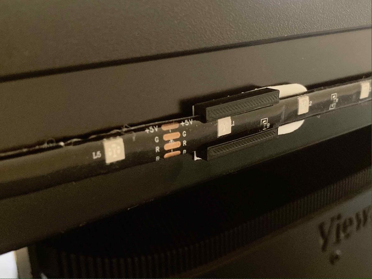 Clipe de luz da tira do diodo emissor de luz