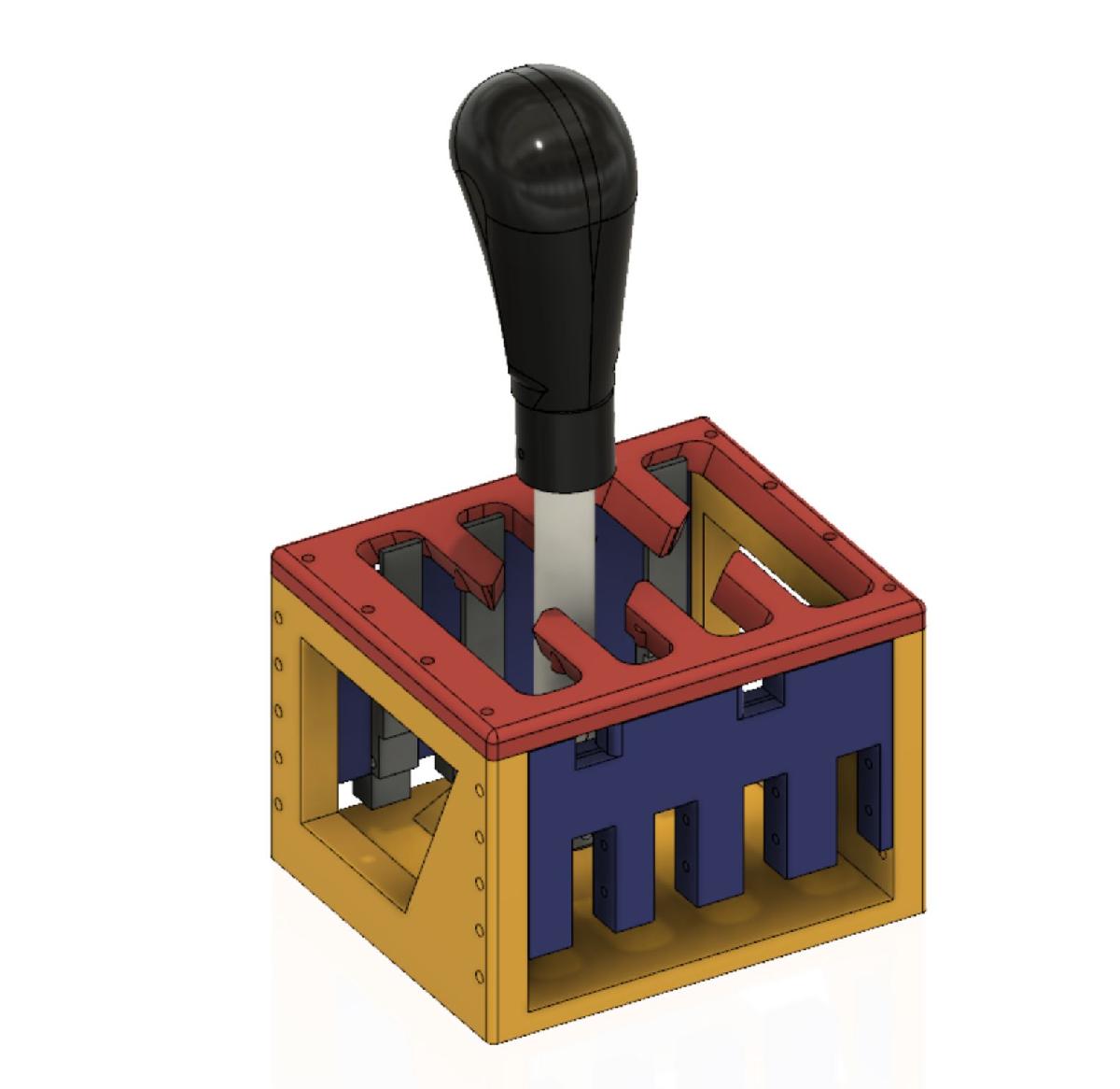 H shifter para simuladores de corrida