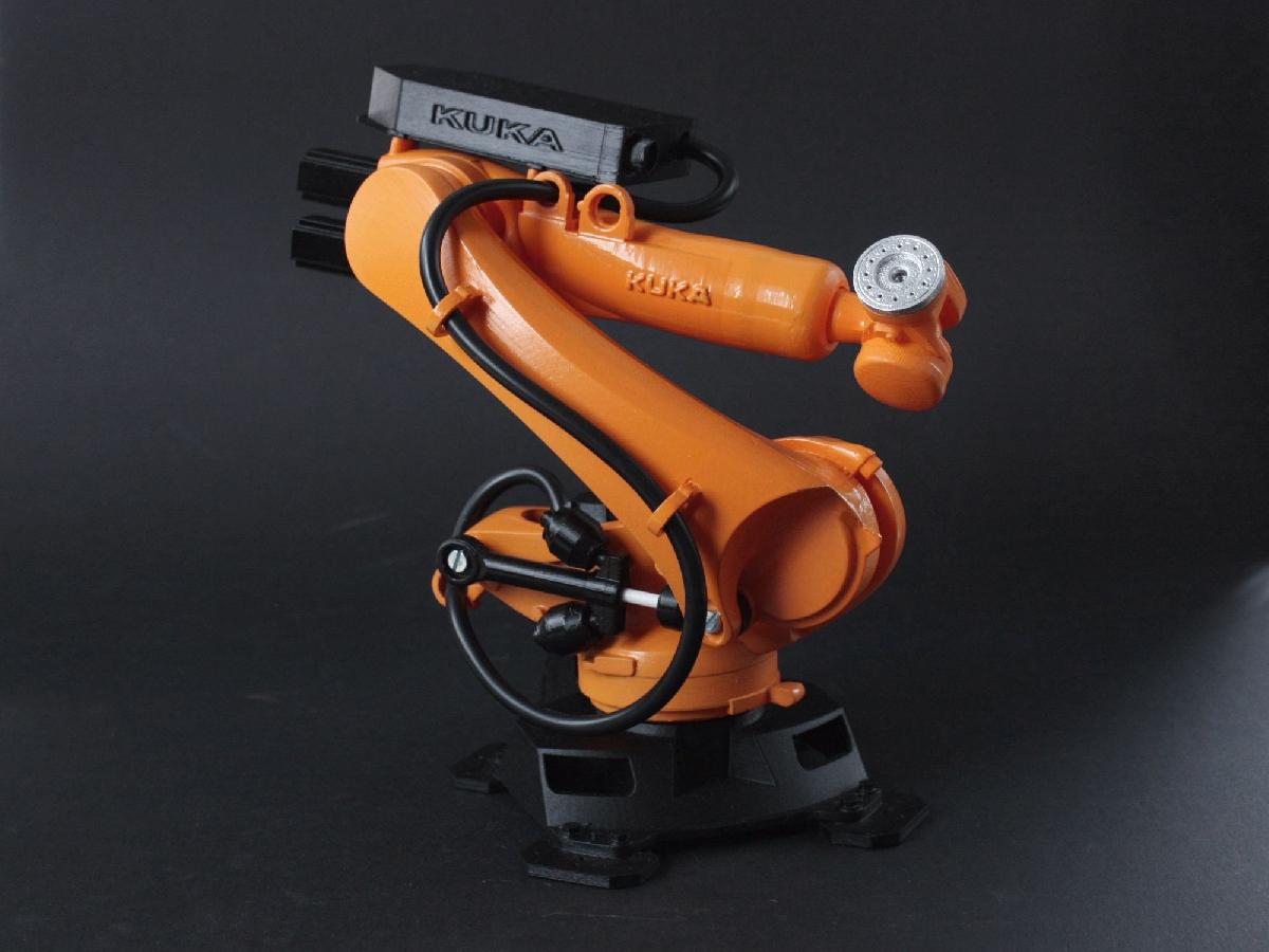 KUKA KR150 modelo em escala de robô industrial