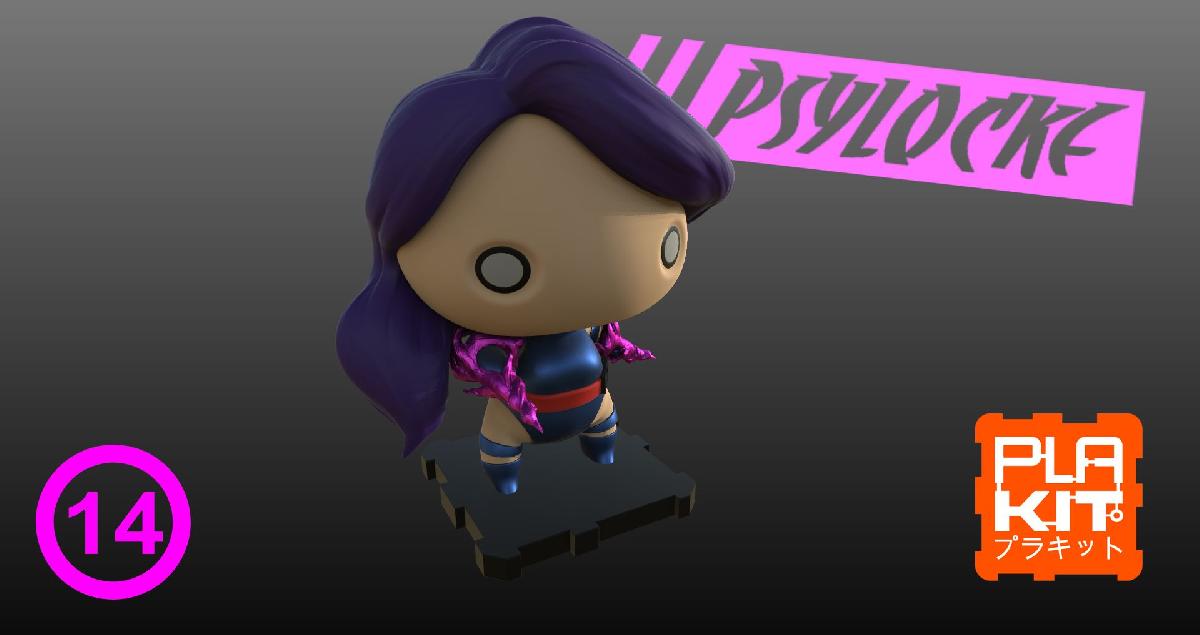 X Men Psylocke (Versão Kwannon)