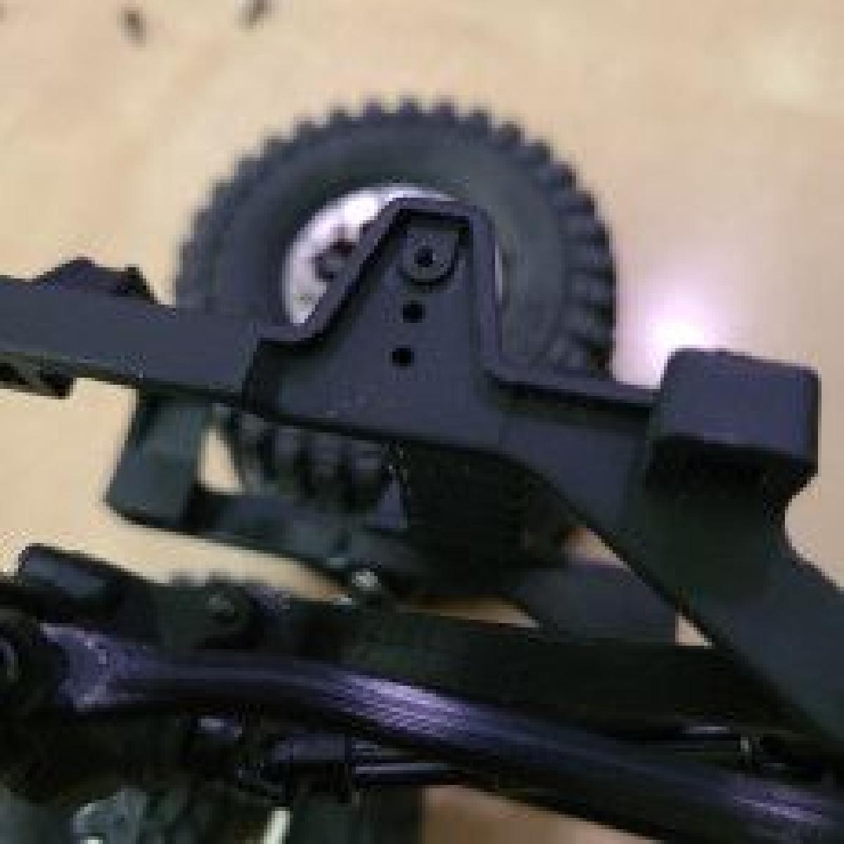 FCX24 Shock Tower Drill Guide e espaçador
