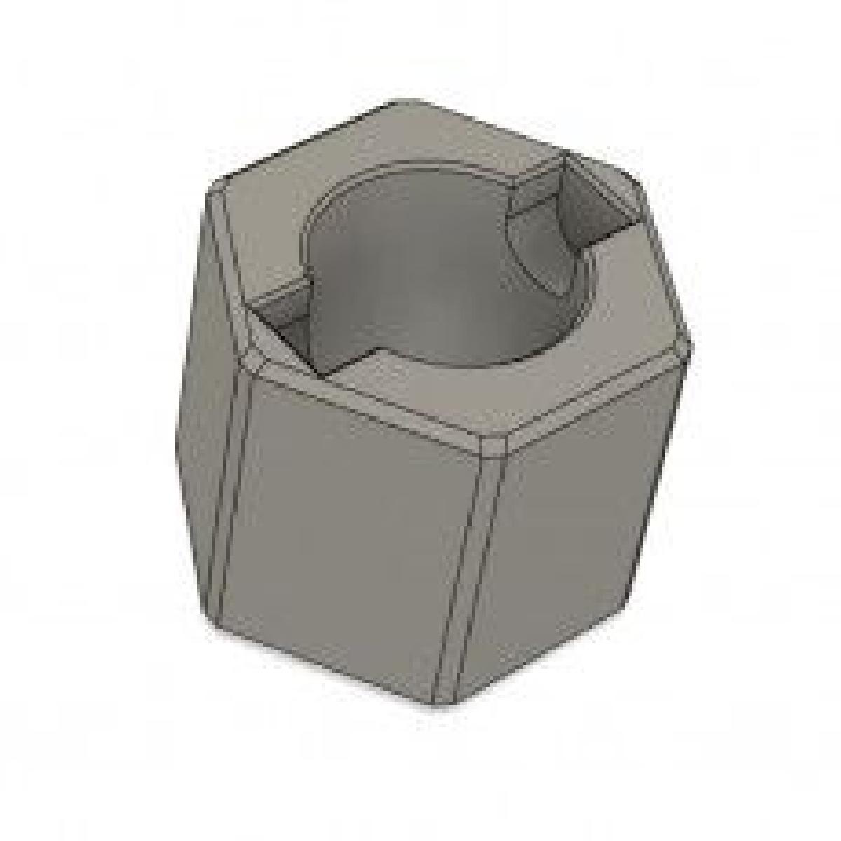 FCX24 Hex adaptadores e porcas para rodas de 1,0"