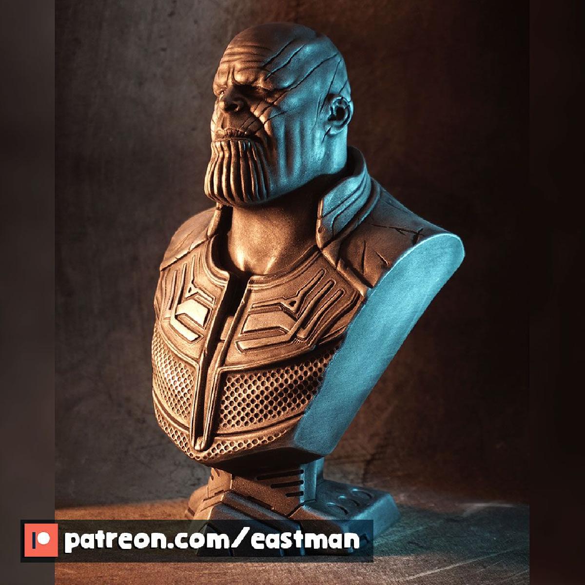 Busto de Thanos de Guerra Infinita (fan art)